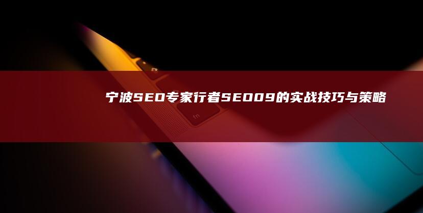 宁波SEO专家行者SEO09的实战技巧与策略分享