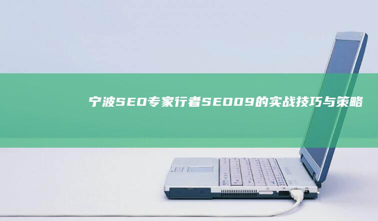 宁波SEO专家行者SEO09的实战技巧与策略分享